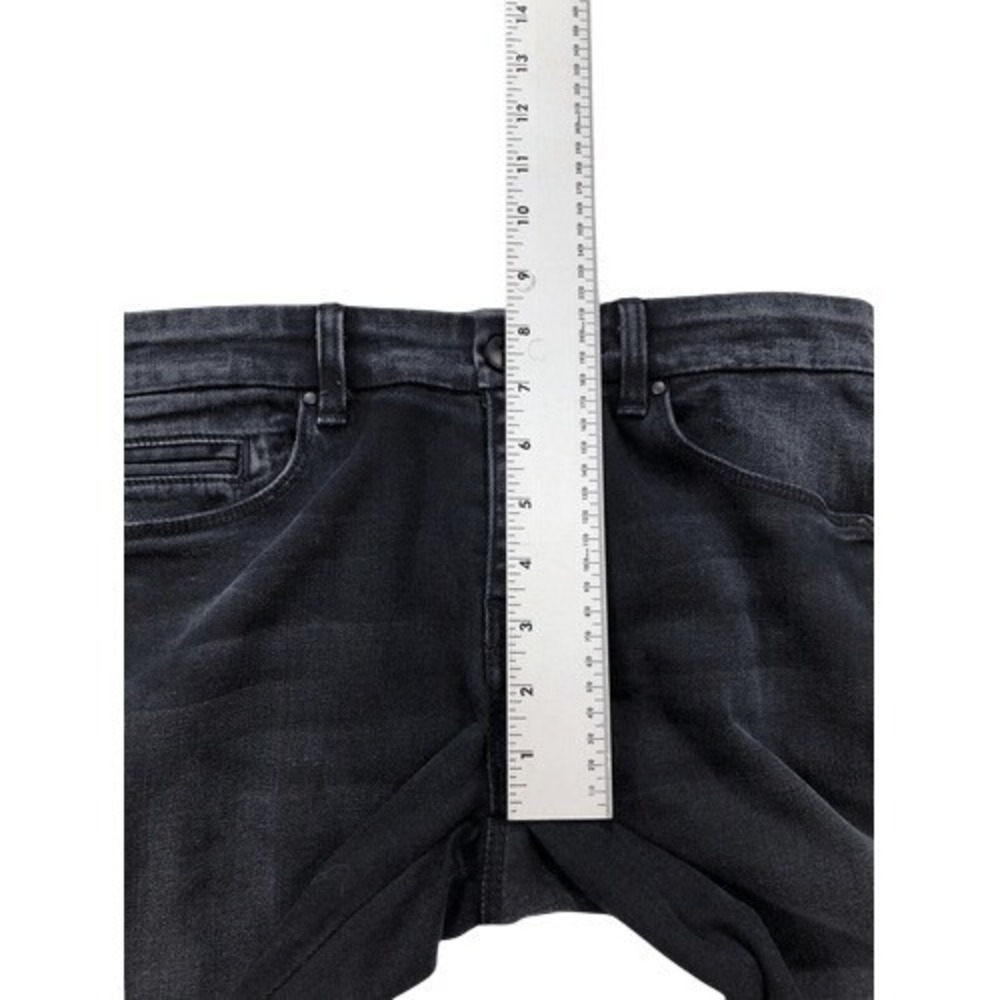 7 For All Mankind 7FAM Skinny A-Pocket Jeans Vintage Black Wash Size 26 - Picture 5 of 7